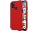 Funda Silicona Líquida Ultra Suave para Samsung Galaxy A21s color Roja