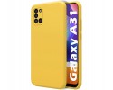 Funda Silicona Líquida Ultra Suave para Samsung Galaxy A31 color Amarilla
