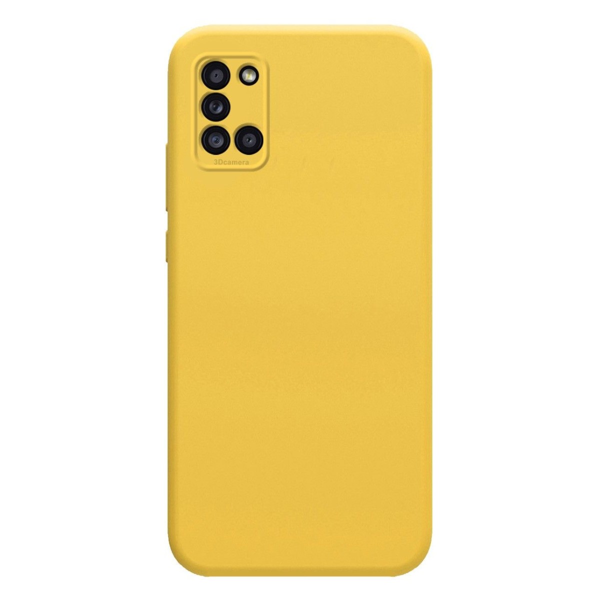 Funda Silicona Líquida Ultra Suave para Samsung Galaxy A31 color Amarilla