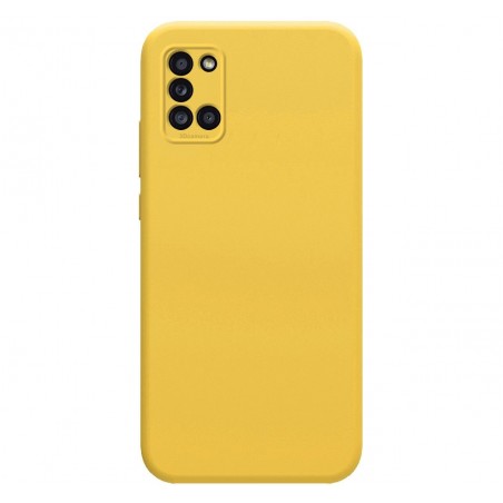 Funda Silicona Líquida Ultra Suave para Samsung Galaxy A31 color Amarilla