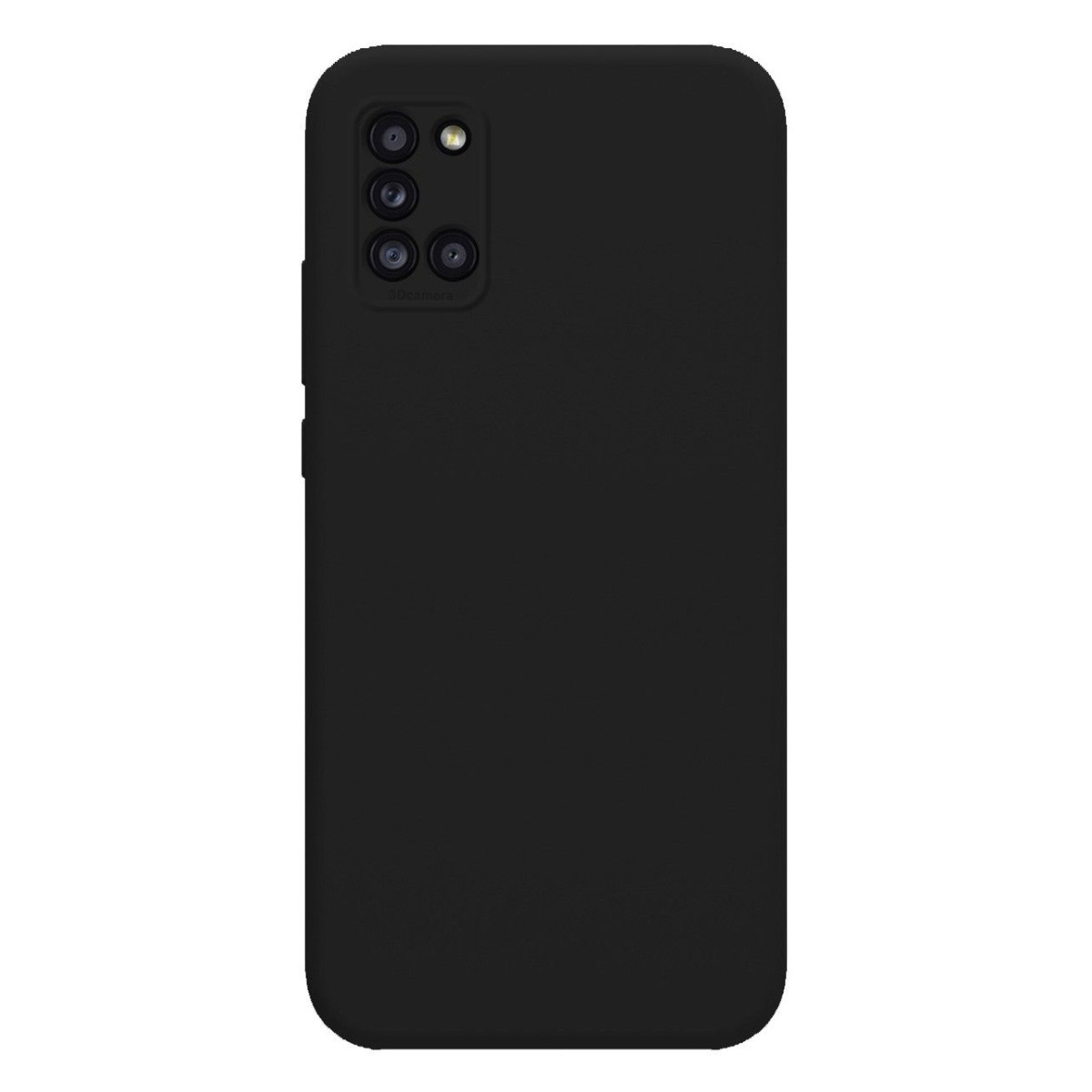 Funda Silicona Líquida Ultra Suave para Samsung Galaxy A31 color Negra