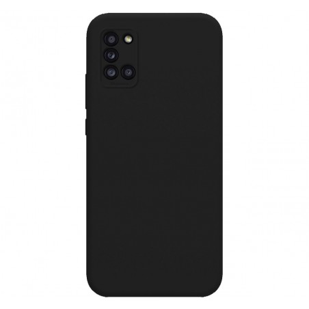 Funda Silicona Líquida Ultra Suave para Samsung Galaxy A31 color Negra