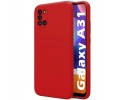 Funda Silicona Líquida Ultra Suave para Samsung Galaxy A31 color Roja