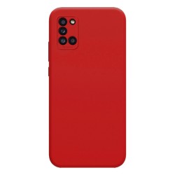 Funda Silicona Líquida Ultra Suave para Samsung Galaxy A31 color Roja 2