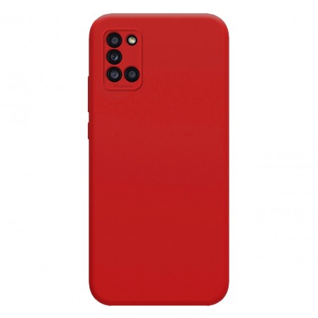 Funda Silicona Líquida Ultra Suave para Samsung Galaxy A31 color Roja