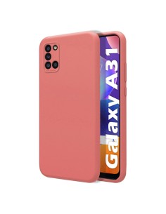Funda Silicona Líquida Ultra Suave para Samsung Galaxy A31 color Rosa