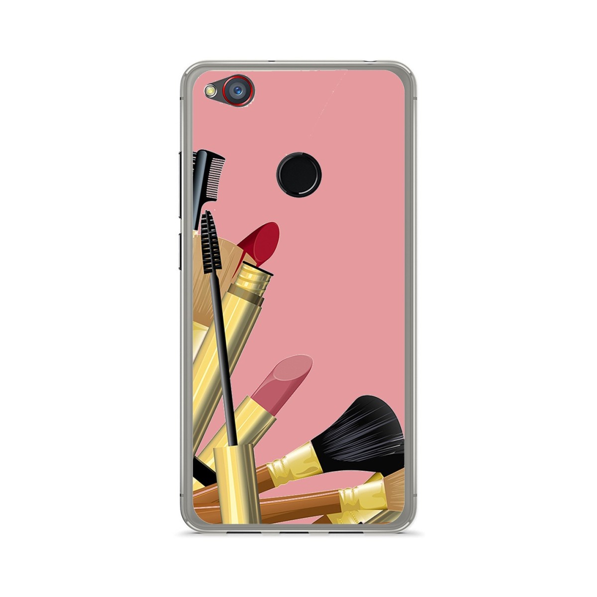 Funda Gel Tpu para Zte Nubia Z11 Mini Diseño Brochas Dibujos