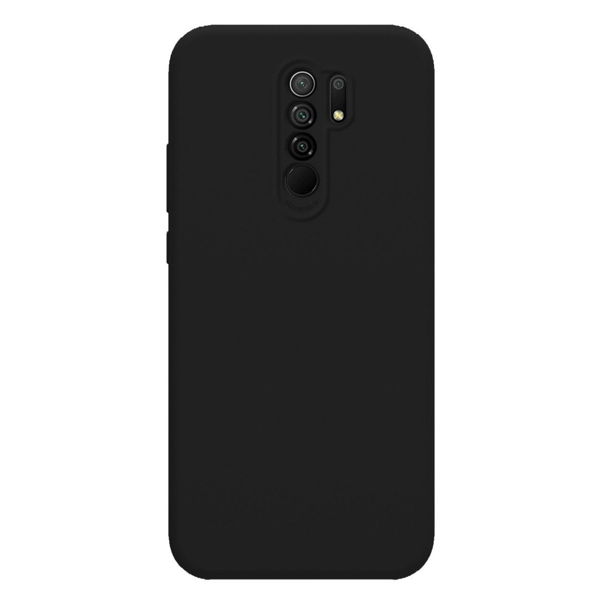 Funda Silicona Líquida Ultra Suave para Xiaomi Redmi 9 color Negra