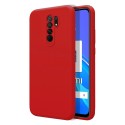 Funda Silicona Líquida Ultra Suave para Xiaomi Redmi 9 color Roja
