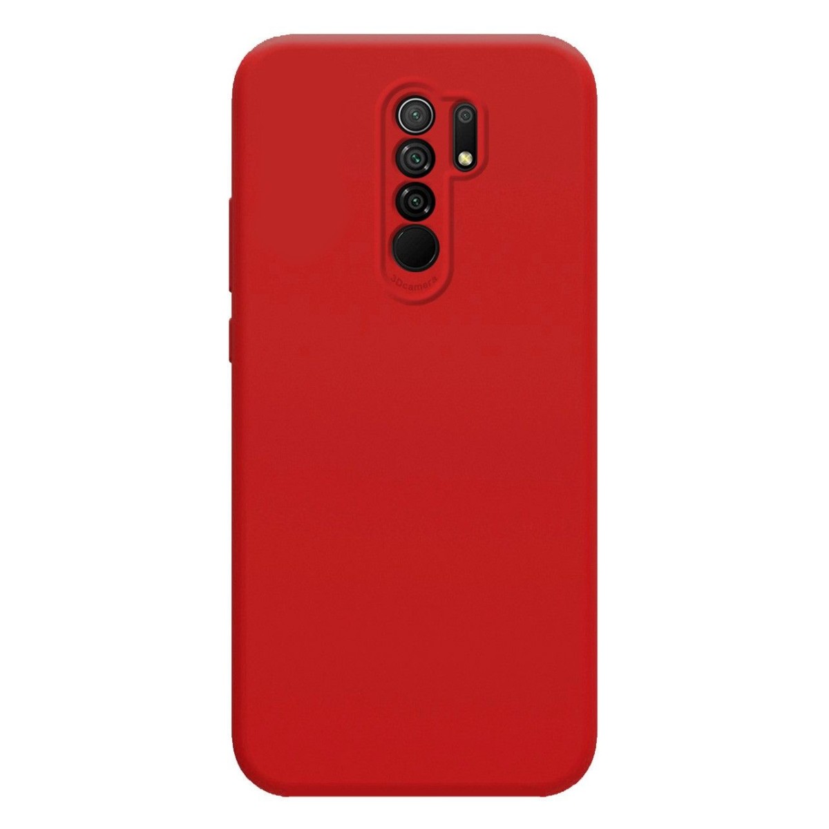 Funda Silicona Líquida Ultra Suave para Xiaomi Redmi 9 color Roja