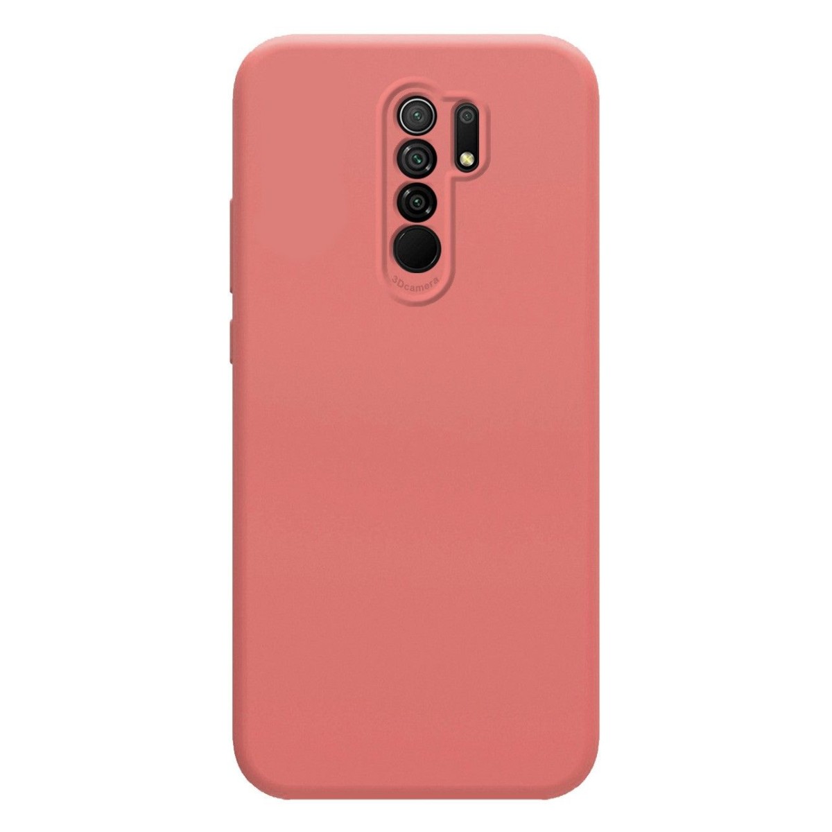 Funda Silicona Líquida Ultra Suave para Xiaomi Redmi 9 color Rosa