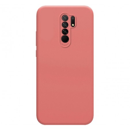 Funda Silicona Líquida Ultra Suave para Xiaomi Redmi 9 color Rosa