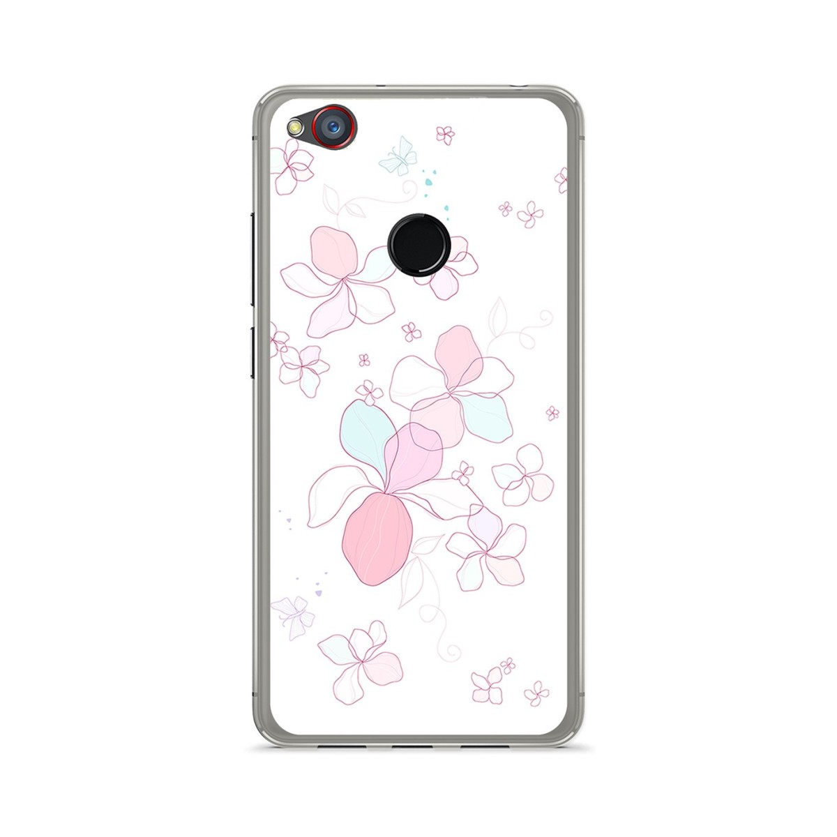 Funda Gel Tpu para Zte Nubia Z11 Mini Diseño Flores Minimal Dibujos
