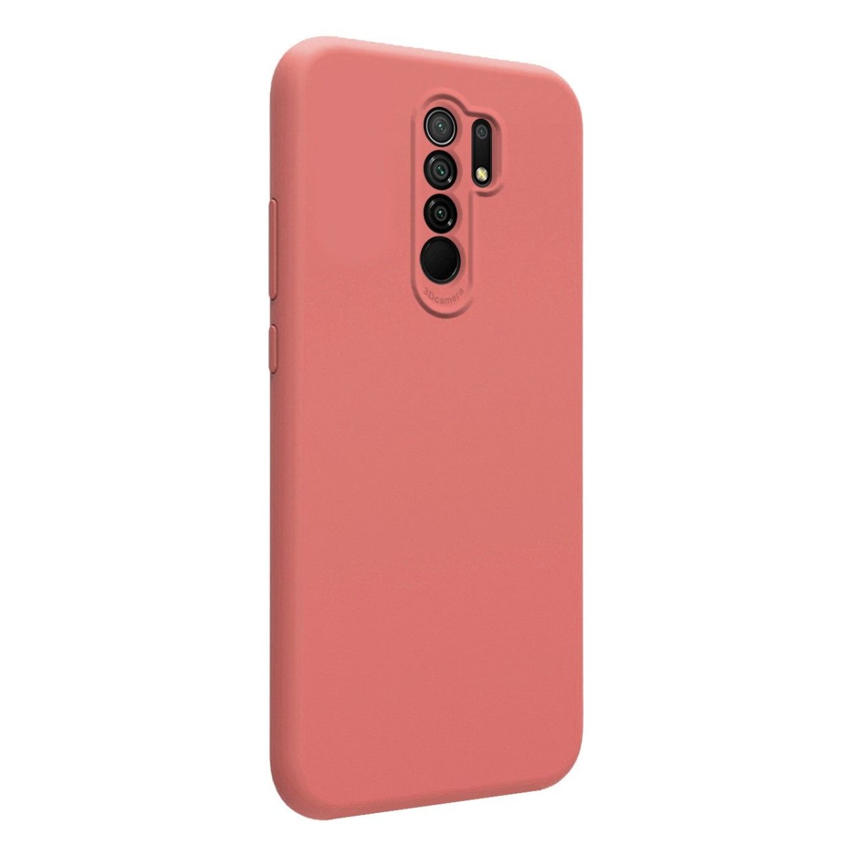 Funda Silicona Líquida Ultra Suave para Xiaomi Redmi 9 color Rosa