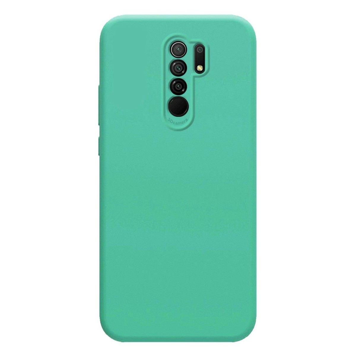 Funda Silicona Líquida Ultra Suave para Xiaomi Redmi 9 color Verde