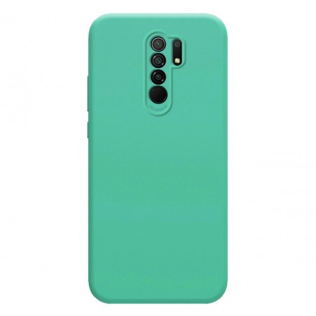 Funda Silicona Líquida Ultra Suave para Xiaomi Redmi 9 color Verde