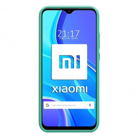 Funda Silicona Líquida Ultra Suave para Xiaomi Redmi 9 color Verde