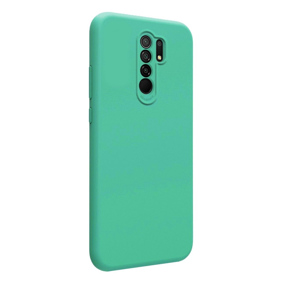 Funda Silicona Líquida Ultra Suave para Xiaomi Redmi 9 color Verde