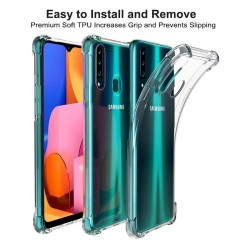 Funda Gel Tpu Anti-Shock Transparente para Samsung Galaxy A20s 2