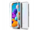 Funda Completa Transparente Pc + Tpu Full Body 360 para Samsung Galaxy A21s