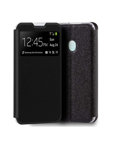 Funda Libro Soporte con Ventana para Samsung Galaxy A21s color Negra