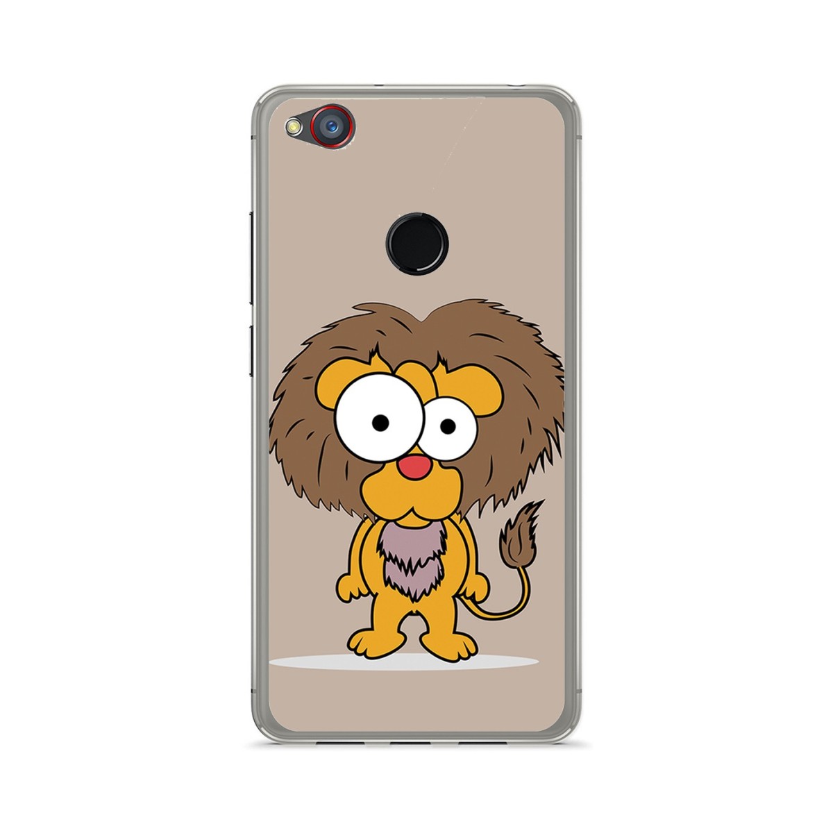 Funda Gel Tpu para Zte Nubia Z11 Mini Diseño Leon Dibujos