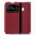 Funda Libro Soporte con Ventana para Samsung Galaxy A21s color Roja
