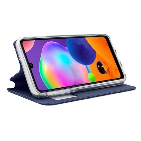 Funda Libro Soporte con Ventana para Samsung Galaxy A31 color Azul