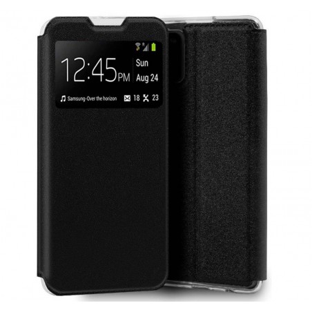 Funda Libro Soporte con Ventana para Samsung Galaxy A31 color Negra