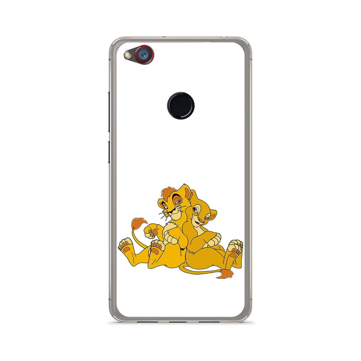 Funda Gel Tpu para Zte Nubia Z11 Mini Diseño Leones Dibujos