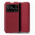 Funda Libro Soporte con Ventana para Samsung Galaxy A31 color Roja