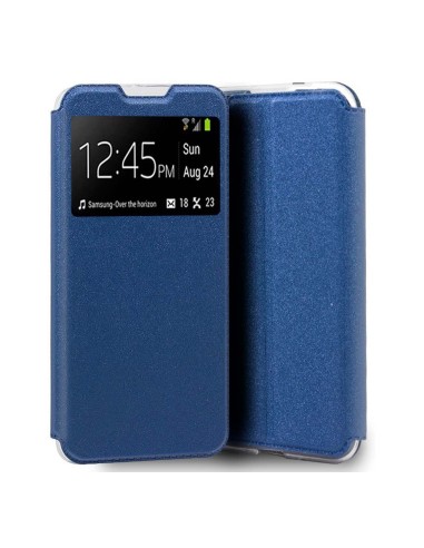 Funda Libro Soporte con Ventana para Xiaomi Redmi 9A / 9AT color Azul