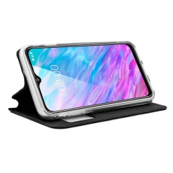 Funda Libro Soporte con Ventana para Zte Blade 10 Smart color Negra 2