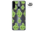 Funda Gel Transparente para Samsung Galaxy A20s diseño Cactus Dibujos