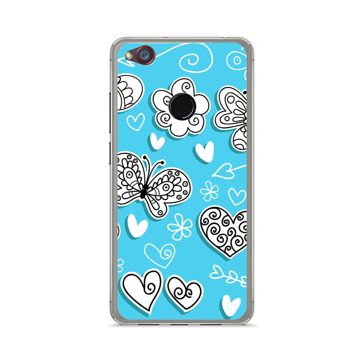 Funda Gel Tpu para Zte Nubia Z11 Mini Diseño Mariposas Dibujos