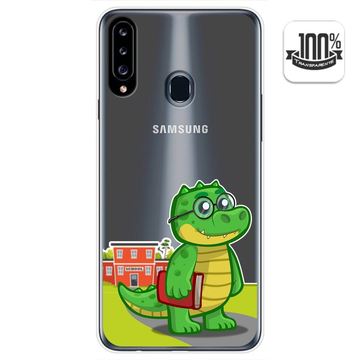 Funda Gel Transparente para Samsung Galaxy A20s diseño Coco Dibujos