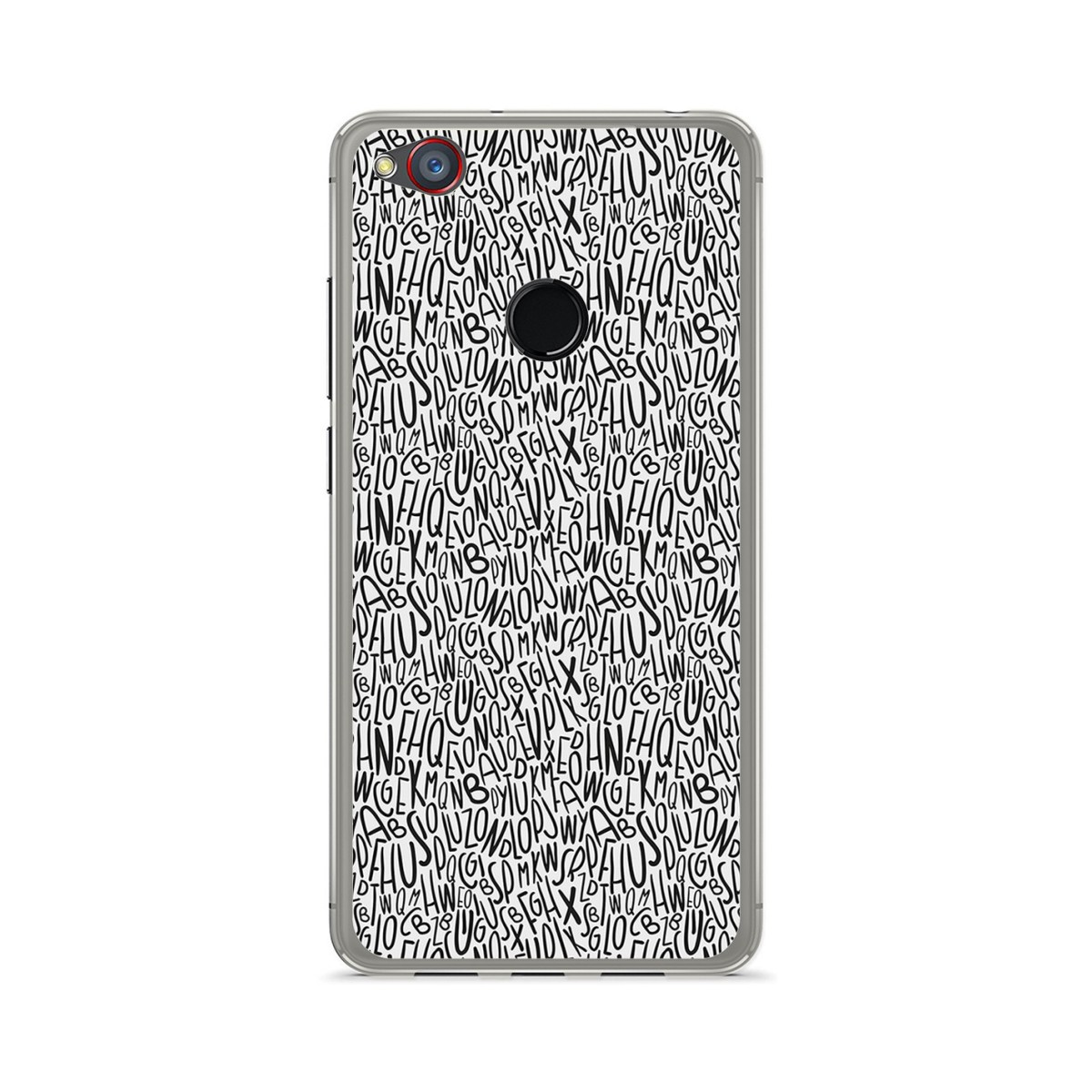 Funda Gel Tpu para Zte Nubia Z11 Mini Diseño Letras Dibujos