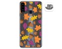 Funda Gel Transparente para Samsung Galaxy A20s diseño Otoño Dibujos