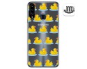 Funda Gel Transparente para Samsung Galaxy A20s diseño Pato Dibujos