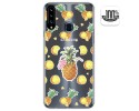 Funda Gel Transparente para Samsung Galaxy A20s diseño Piña Dibujos