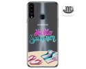 Funda Gel Transparente para Samsung Galaxy A20s diseño Summer Dibujos