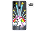 Funda Gel Transparente para Samsung Galaxy A20s diseño Unicornio Dibujos