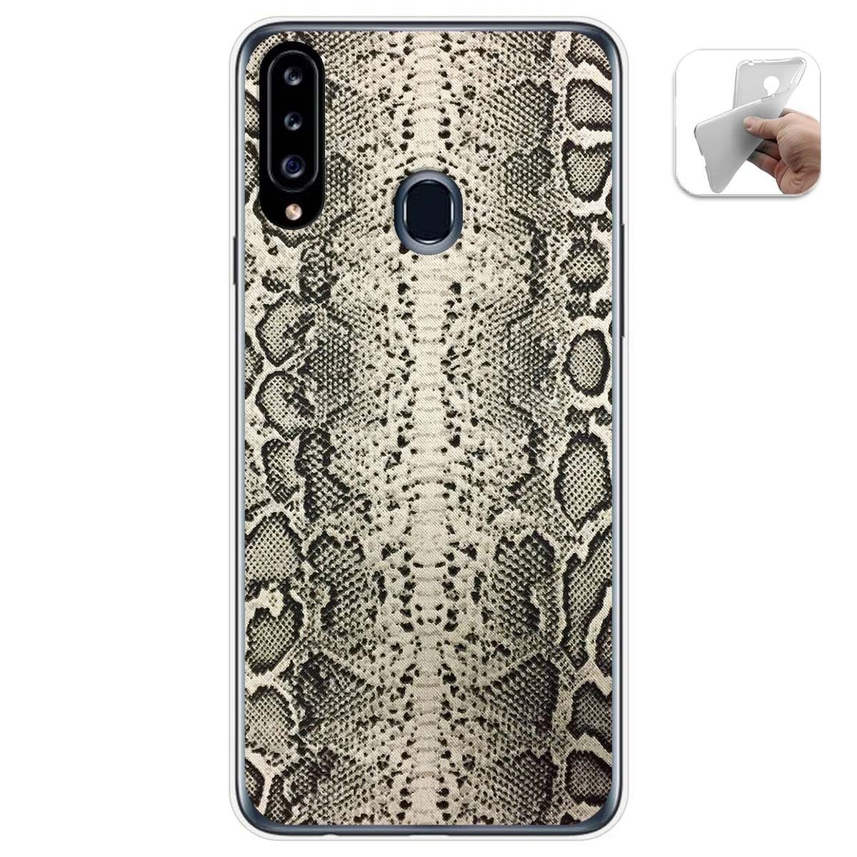 Funda Gel Tpu para Samsung Galaxy A20s diseño Animal 01 Dibujos