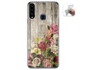 Funda Gel Tpu para Samsung Galaxy A20s diseño Madera 08 Dibujos