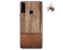 Funda Gel Tpu para Samsung Galaxy A20s diseño Madera 09 Dibujos