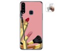 Funda Gel Tpu para Samsung Galaxy A20s diseño Brochas Dibujos