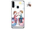 Funda Gel Tpu para Samsung Galaxy A20s diseño Café Dibujos