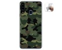 Funda Gel Tpu para Samsung Galaxy A20s diseño Camuflaje Dibujos