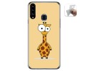 Funda Gel Tpu para Samsung Galaxy A20s diseño Jirafa Dibujos