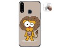 Funda Gel Tpu para Samsung Galaxy A20s diseño Leon Dibujos